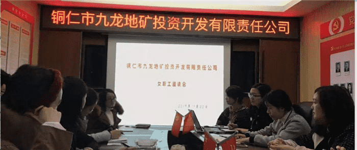 九龙地矿公司妇联召开“我爱我家”座谈会