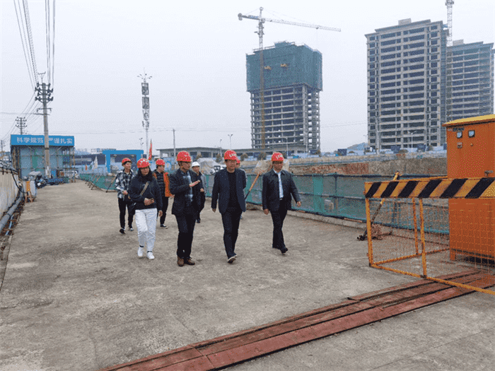 公司领导到九龙地矿投资开发公司在建项目调研指导工作