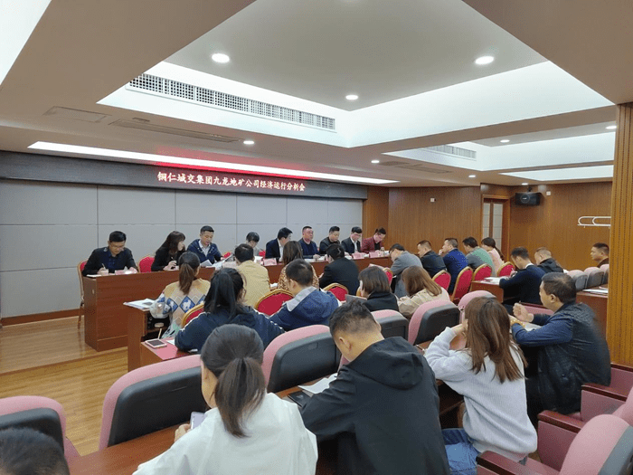 铜仁城交集团九龙公司召开经济运行分析会