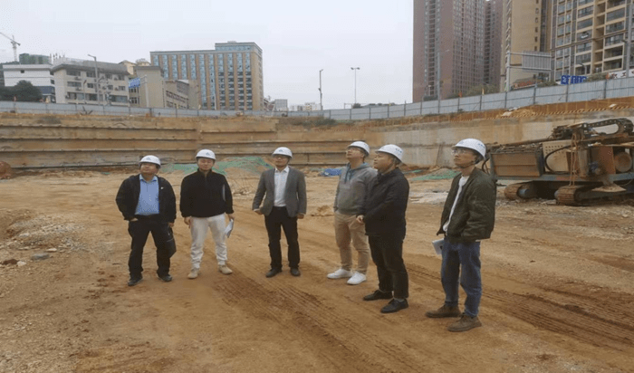 城交集团到九龙公司开展2021年第四季度建设项目督查专项检查