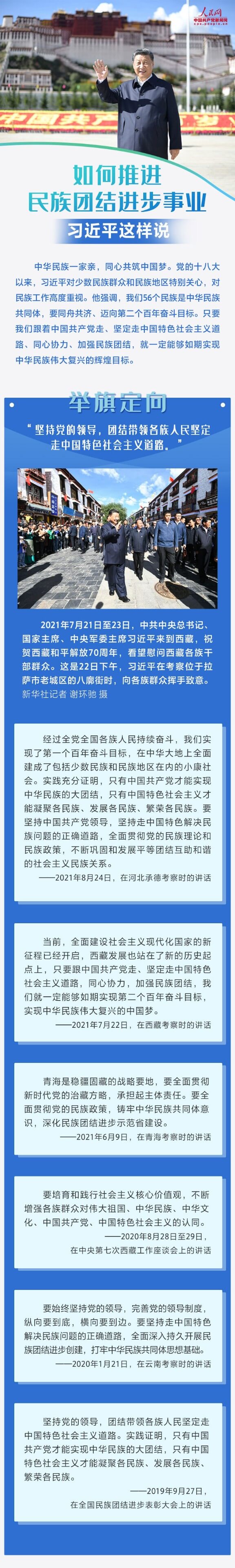 如何推进民族团结进步事业，习近平这样说