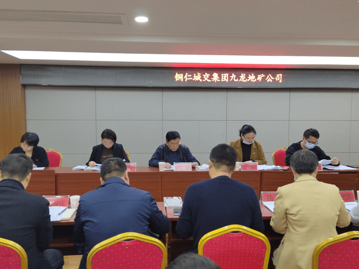 铜仁城投集团纪委到九龙地矿公司开展政治生态分析研判及调研式监督检查