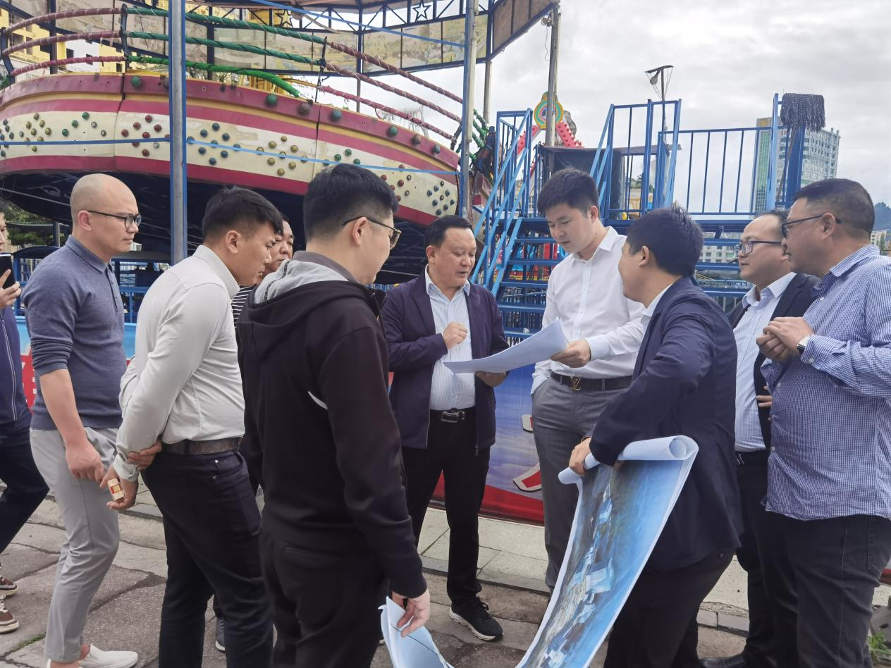绿城置业发展集团考察组至铜仁市城交集团九龙地矿公司洽谈项目合作