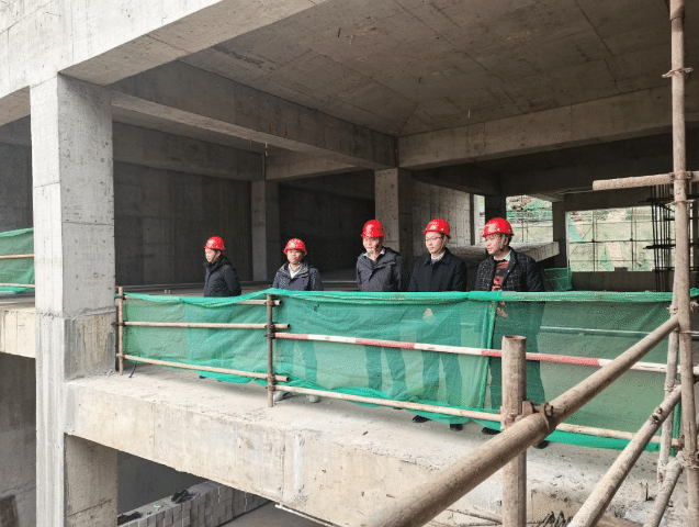 九龙公司开展在建项目寒冬安全生产督导检查